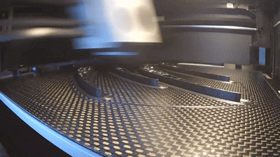 gif of 3d printed carbon fiber parts