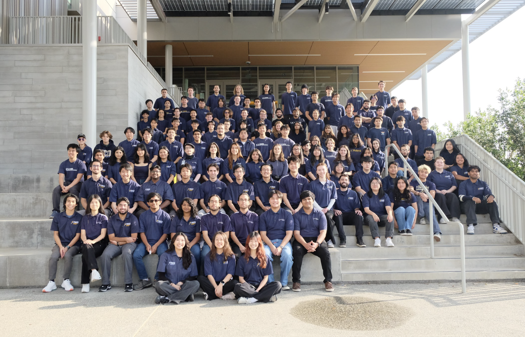 FRUCD team photo on TLC stairs