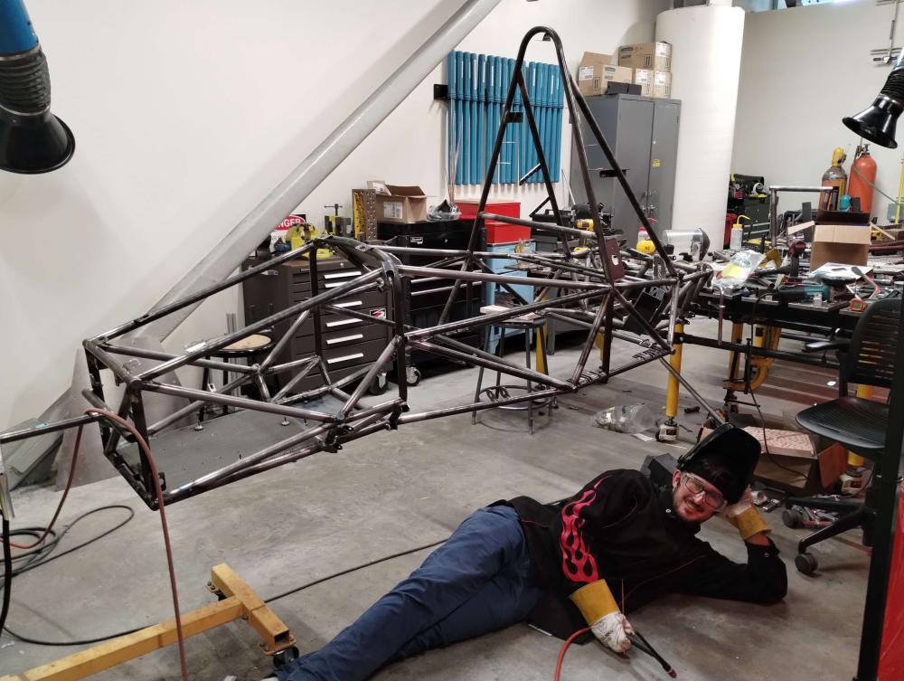 Photo of finished chassis