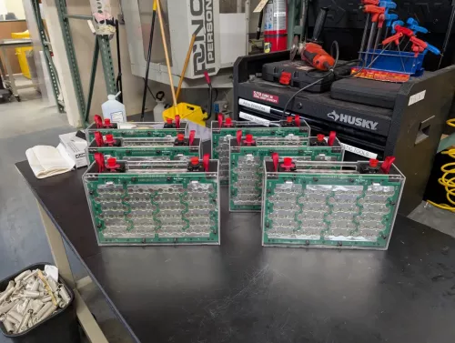 Supacks lined up
